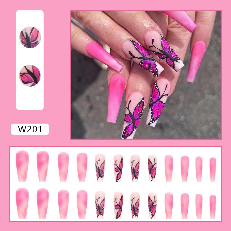 Wear Armor 24 Pieces Combination 00 Nail Art Pieces European and American Style Press On Nails