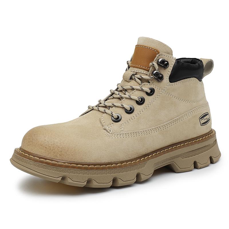 High Top Outdoor Hiking Shoes Anti Slip Thick Soled Practical Work Shoes Men Boots High-Quality Classic Latform Boots For Men