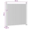 WPC and Aluminum Fence Panel Black