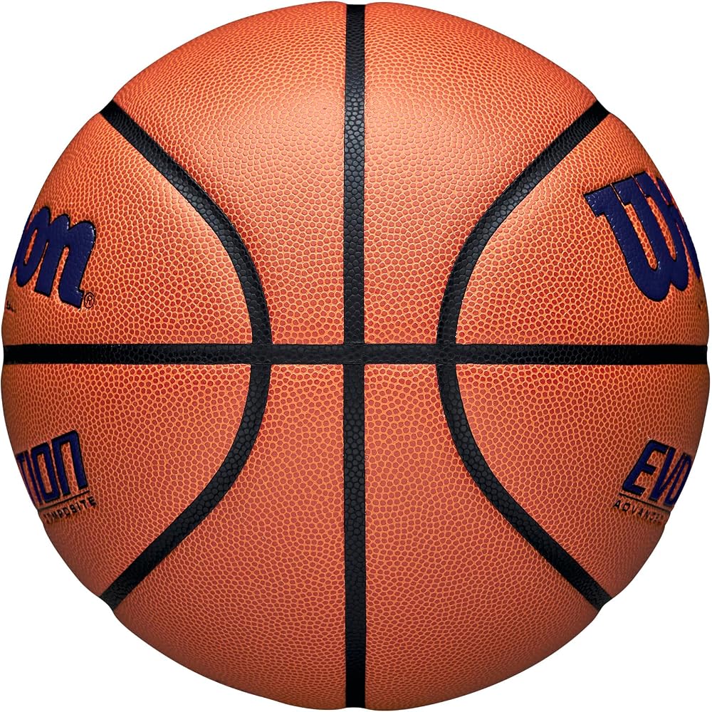 Wilson Evolution Basketball Indoor/Outdoor Size 7 Diameter 24.5cm Navy