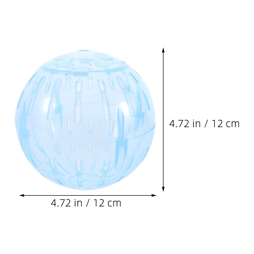 Clear Hamster Exercise Ball Durable ABS Material Small Size Compact for Dwarf Hamster Running Fitness Supplies