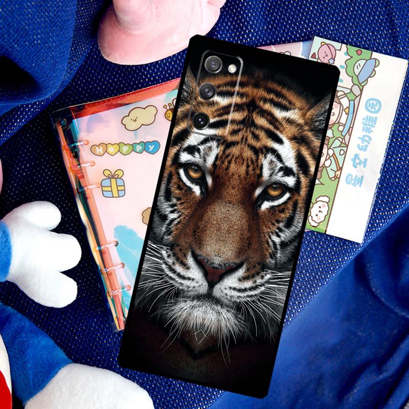 Tiger Face Case For Samsung Galaxy S26 Ultra S25 S24 S23 S21 S22 Ultra S10 S20 Plus S25 FE Cover Funda