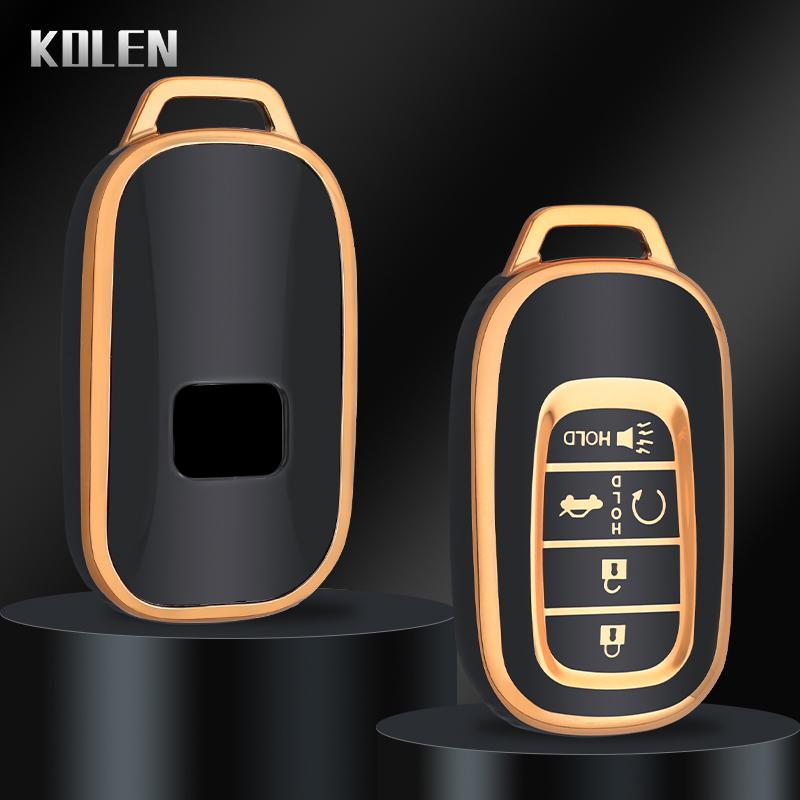Fashion Tpu Car Remote Key Cover Case Shell Fob For Honda Civic Accord Pilot Crv Cr-V Freed Vezel Hrv Key Protector Holder