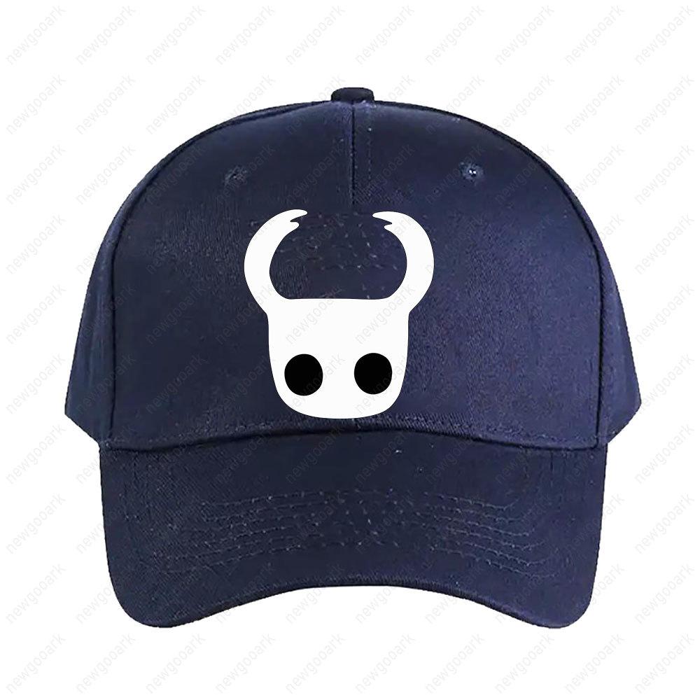 Hollow Knight Mask Face Pattern Cap Women Unisex Adult Peaked Hat Fashion Casual Adjustable Printed Baseball Caps Trucker Cap