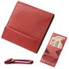 Abrasus Slim Leather Wallet for Men and Made In Bordeaux Women, Japan,