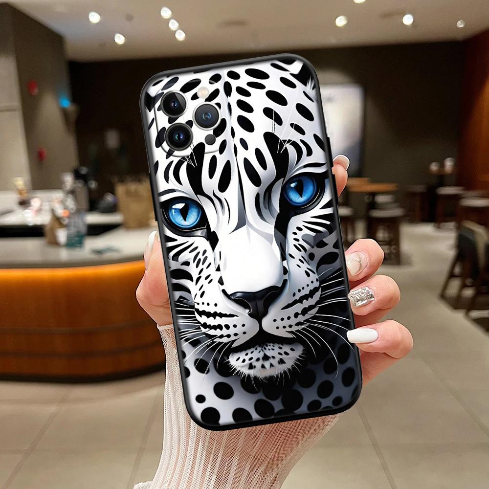 RA16 Leopard Phone Case for Samsung Galaxy A11 A12 A13 A15 A52S A53 A55 A56 A70 A71 A72 A73 F06 F16 F56 S10 Plus S10e