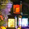 Retro LED Solar Garden Lantern: Waterproof Outdoor Courtyard & Balcony Lighting Decoration