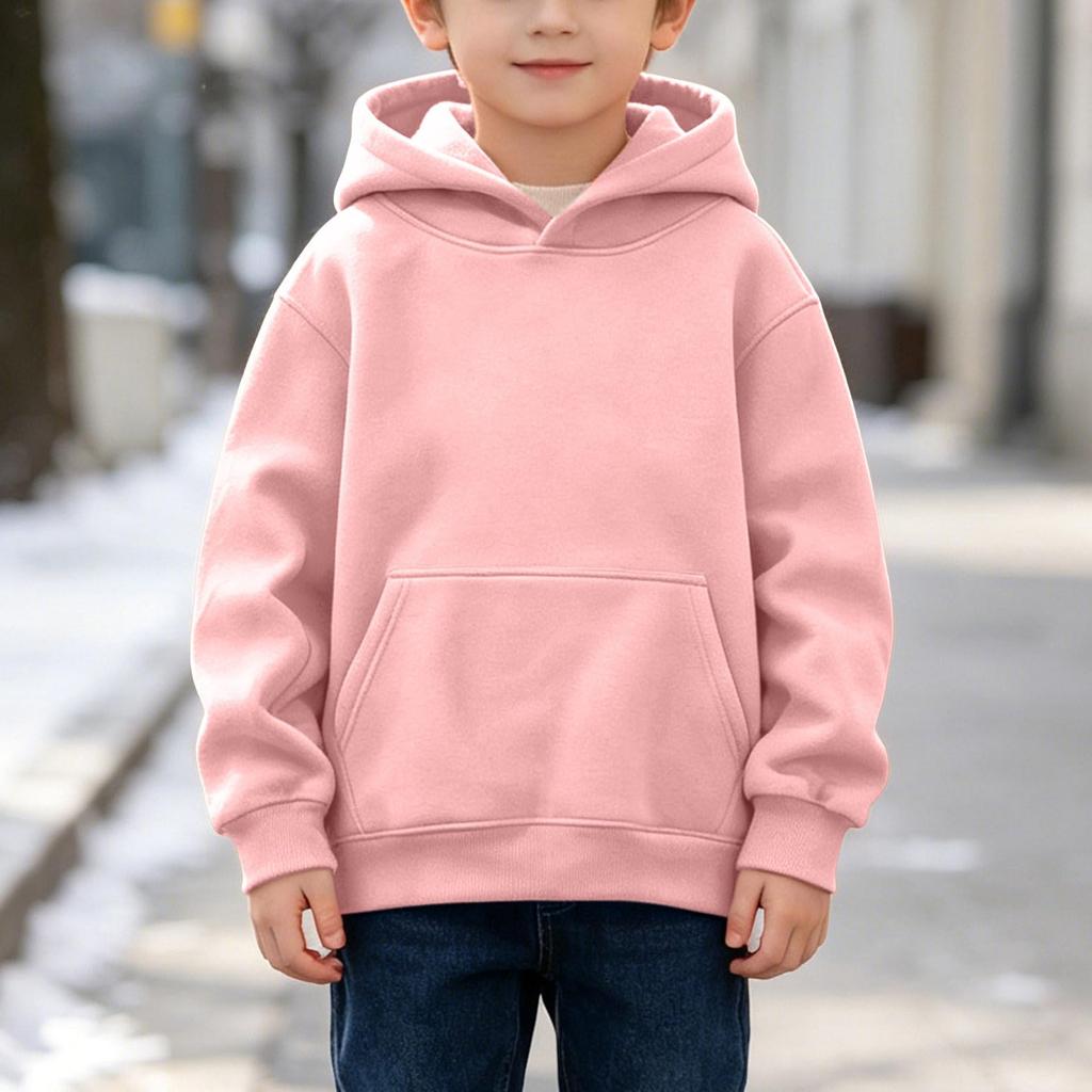 Felpa a maniche lunghe colorata per bambini, pullover casual e comodo per ragazzi e ragazze