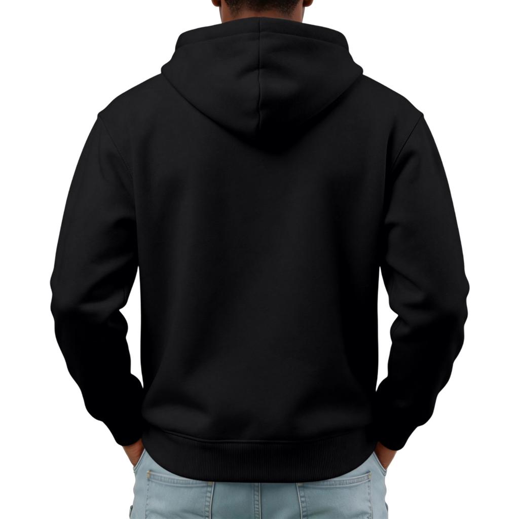Men's Basic Long Sleeve Hoodie with Pocket