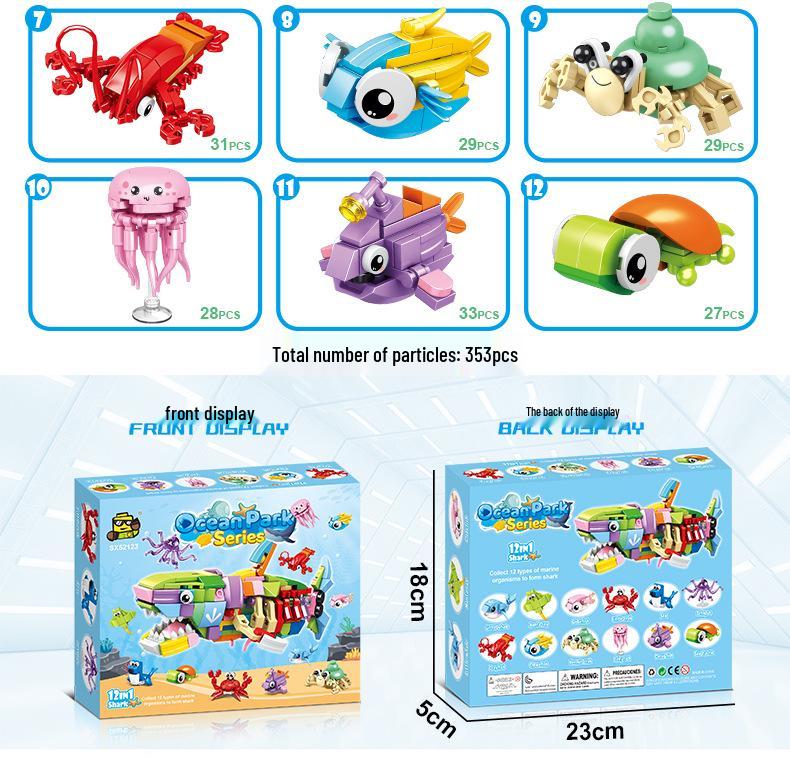 Dinosaur Series Building Blocks - Educational Toy for Kids