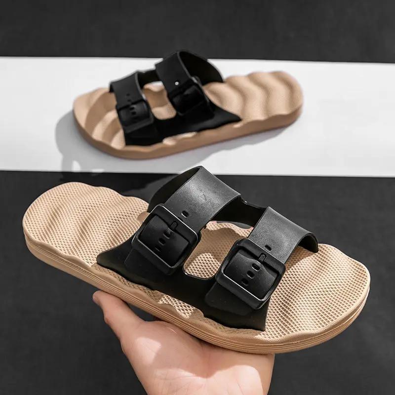 Fashion Slides Eva Pvc Platform Male Slipper Men's Shoe Designer Luxury 2025 Style Cheap Shoes Liquidation Trend Elegant Adult Fashion
