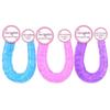 Dual Dragon Crystal Clear U-Shaped Realistic Female Masturbator