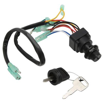 Boîtier de commande à distance 10 broches Interrupteur à clé de démarrage 703‑82510‑42‑00 Remplacement pour Moteurs Hors-Bord 4 Temps 8HP‑225HP