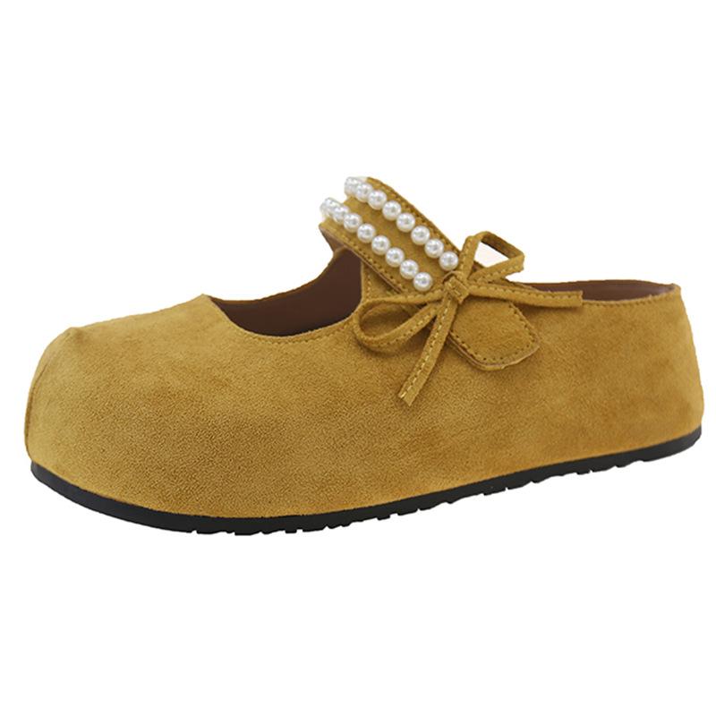 Thick-bottomed Lazy Birkenstock Bag Head Half Slippers Women's Outer Wear Heightening Summer 2025 New Models with Skirts Muller Cool Slippers