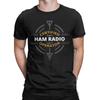 Print Amateur Ham Radio T-Shirt Unisex Round Neck Short Sleeve Tops  100%Cotton Summer Top Tee