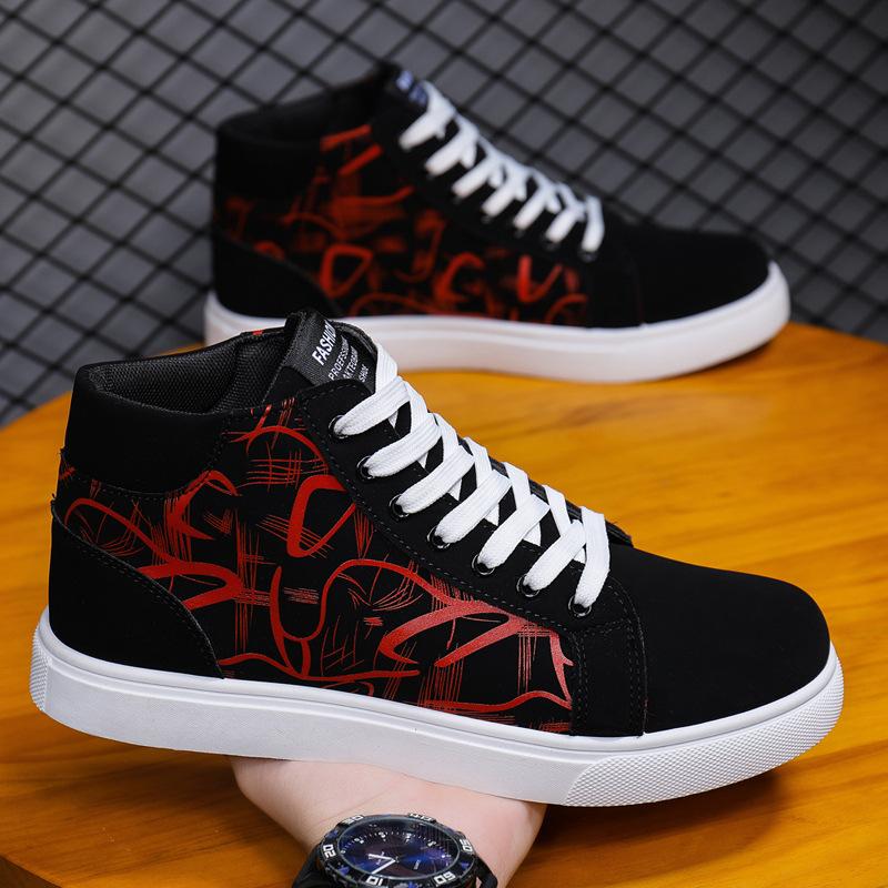 

Spring new men s shoes trendy versatile casual shoes outdoor running shoes Chinese style sports board shoes trendy shoes boys 46