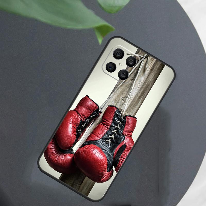 Boxing Gloves For Honor Magic 7 Lite 6 8 Case For Honor 200 400 Pro 90 70 50 X8c X8b X9a X9b X9c X9d Win RT