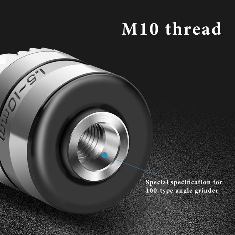 Angle Grinder Electric Drill Conversion Head Metal Quick Change Conversion Drill Head Portable Design Angle Grinder To Hand