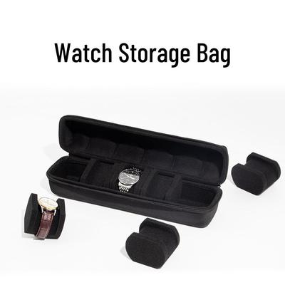 Eva Drop-Proof Hard Shell Watch Storage Bag Set, Fits Casio Watches - Includes 5 Portable Handbags with Sponge Lining