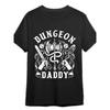 Dungeon Daddy Graphic Tee Mens Short Sleeve Cotton Tshirt Casual Breathable Round Neck Top