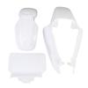 Plastic Mudguard Fairing Kit Pure White Front Mudguard Number Plate Body Panel Body Work Kit for Mini Pit Monkey Z50R