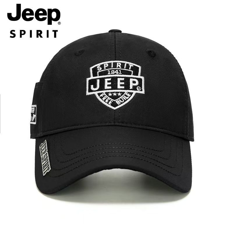 Jeep Men's and Women's Baseball Caps, New Casual Soft-top, Sporty and Trendy, Sunshade and Sun Protection, Men's Baseball Cap Tr