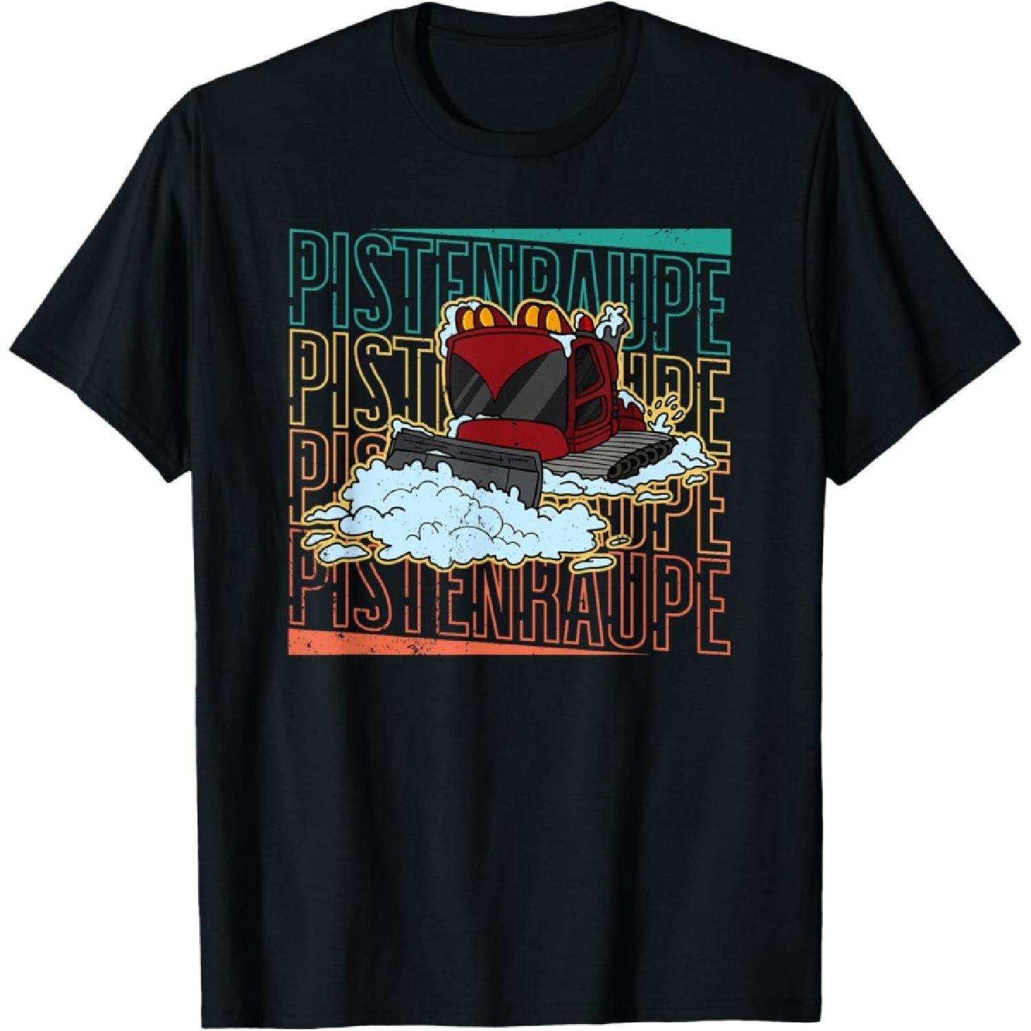 Snowcat snow groomer snowboarding mountain profession skiing T-Shirt S