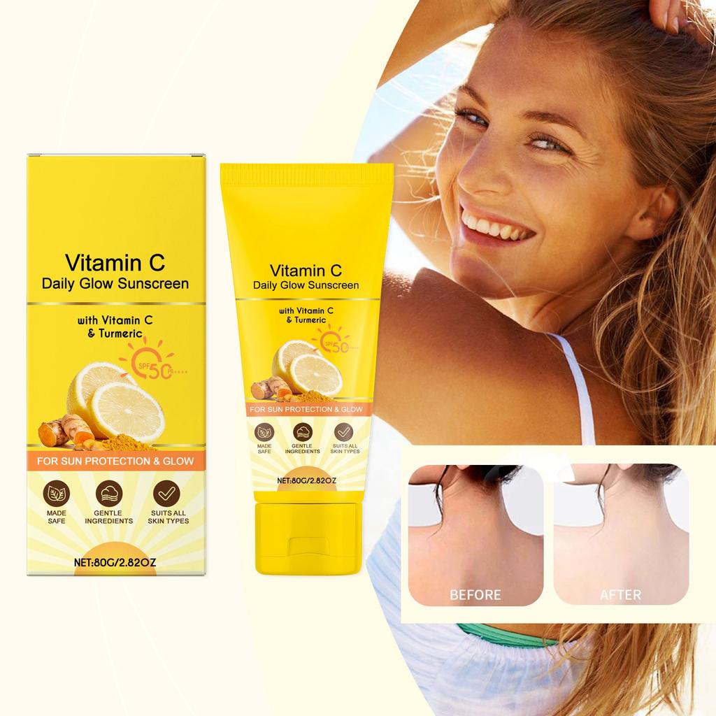 Brightening Sunscreen UV Lightweight Texture Oil Control Brightens The Skin Lightweight, Easy To Apply, Convenient And Quick To Use.