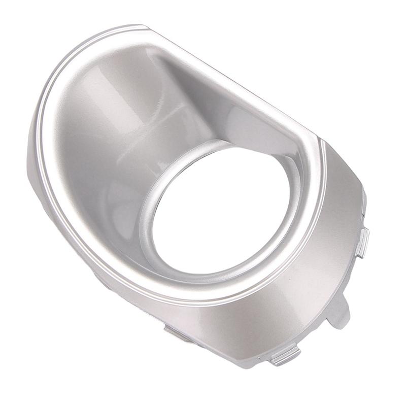 Car Front Bumper Fog Light Cover Silver Color Fog Lamp Trim 57731-AJ490 57731-AJ480 For Subaru Legacy Outback 2010-2014 Parts