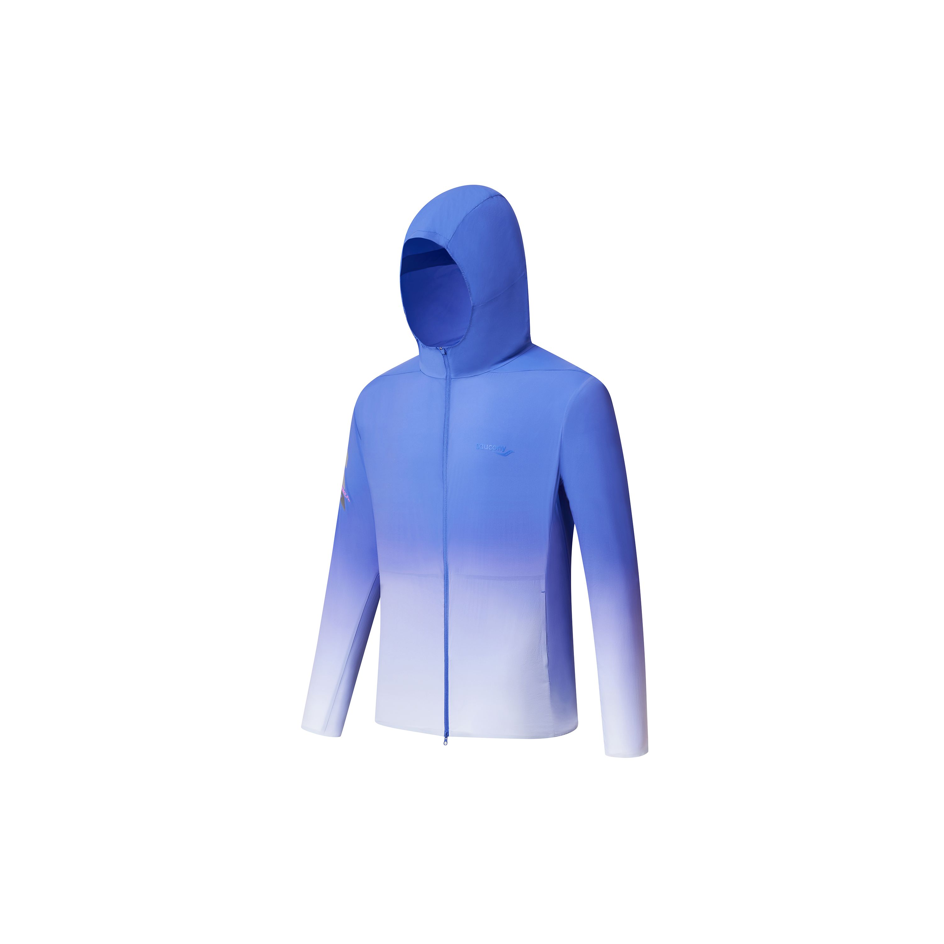 

SAUCONY Градиентная дышащая повседневная куртка с капюшоном Женская куртка Полуночно-синяя SC2230109A-PR13 S