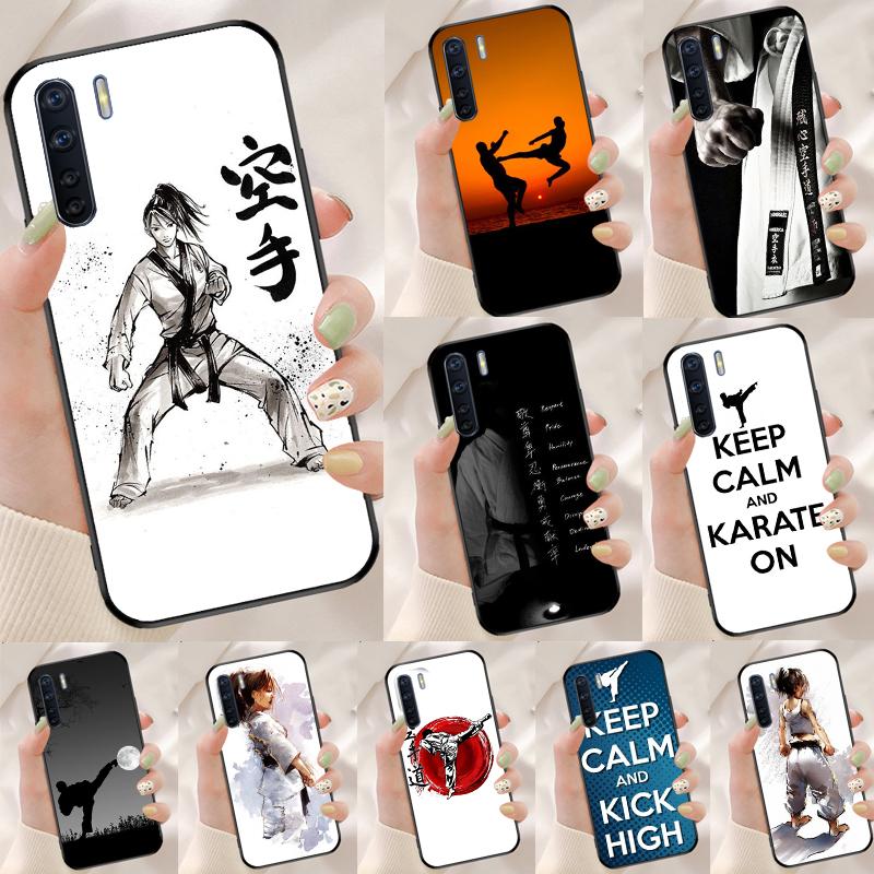 Kung Fu Karate Taekwondo Martial Case For Oppo A94 A54 A40 A60 A80 A98 A78 A18 A38 A58 A16 A76 A96 A17 A77 A74 A57S A15 Cover