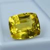 Natural 10.50 Ct Yellow Sapphire Flawless Cushion Cut Loose Gemstone CERTIFIED