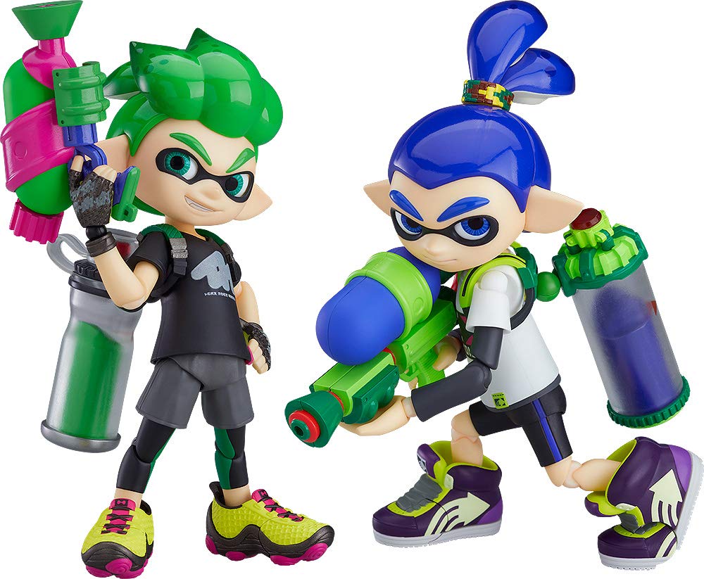 figma 2 Мальчик DX Издание Пластиковая Раскрашенная Подвижная Фигурка Перепродажа Splatoon/Splatoon Без Масштаба