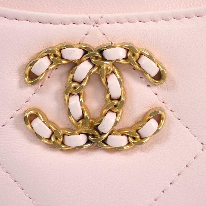 Chanel AP2086 Coin Case Pink Lambskin Women