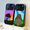 C-Cartoon TBLS Sassy The S-Sasquatch Phone Case For iPhone17,16,15,14,13,12,11,Pro,MAX Gray Matte Silicone Black Cover