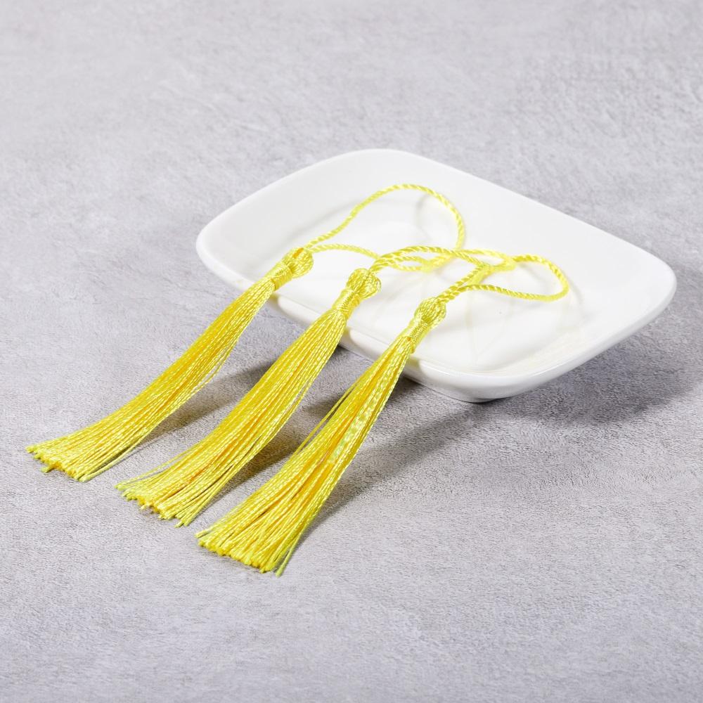 10Pcs/Pack Fringe Trim Sewing Curtains Hanging Rope Silk Tassels Jewelry Accessories DIY Wedding Decor Supplies Wholesale
