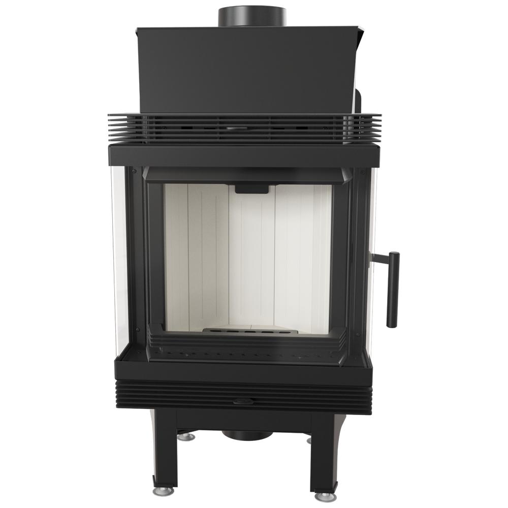 Air Fireplace Insert KRATKI BLANKA LP 8 kW Ø 160 Assembly Kit