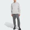 Adidas X Mercedes - Amg Collaboration Sportswear Petronas Formula One Team Silver Arrows Half-Zip Knit Warm Stand Collar Long Sleeve Sweatshirt JW3477