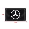 OLV5 2/10Pcs Carbon Fiber Steering Wheel Car Logo Emblem 3D Stickers For Mercedes Benz AMG W205 W218 W177 W176 W169 A B C E S Class