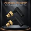 Pair Air Suspension Strut Repair Elbow Fitting For Jeep Grand Cherokee 2011-