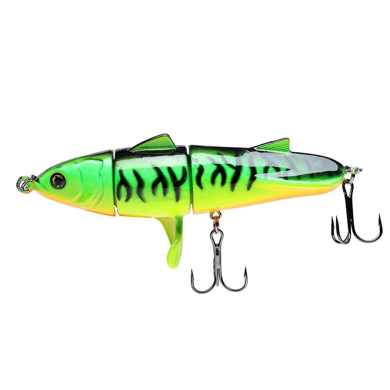 Bionic Ternary Lure Form Hard Bait Double Hook Fish Shape Abs Decoy Gear Fishing