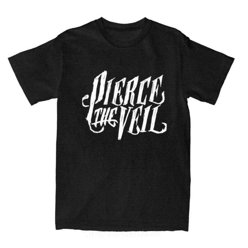 Pierce The Veil Band Logo Black Cotton T-shirt