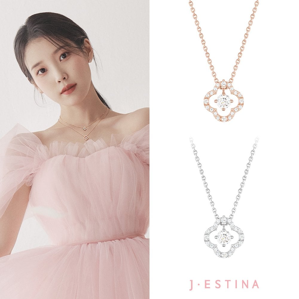 Choose One of Two Clovia Duello Necklaces