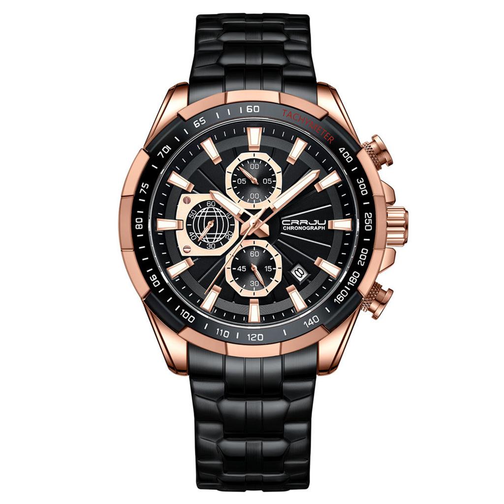 Men's Waterproof Luminous Running Alarm Clock Watch