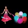 Waterproof LED POI Ball Creativity Spinning Balls Garden Decor RGB Glowing Hand Props Festival