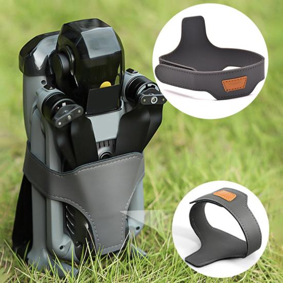 Drone Propeller Fixing Strap for DJI Air 3/Air 3S Faux Leather Drone Blade Fixator Holder Guard Protector Drone Accessories