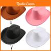 Cotton Western Style Hat With Sewing Details For Party Wear And Decor