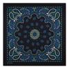 Trifong Bandana Black Bandana Adult Paisley Men's Bandana Blue Handkerchief Stylish 100% Cotton Unisex Women's 55cm x 55cm