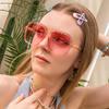 Fashion Square Sunglasses for Women Vintage Gradient Lens Anti UV400 Luxury Brand Female Eyewear Accessories