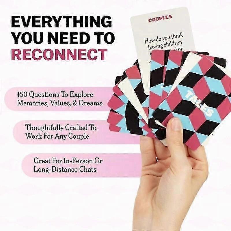 Conversation Starter Cards Couples Edition for Couple Games Date Night 150 Cards